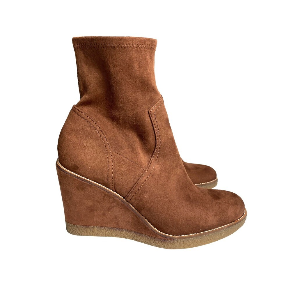 Zodiac Ilana Booties Ankle Boots Shoes Womens Size US 9.5‎ EU 39.5 Brown